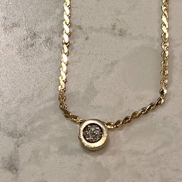 *3/$20* Vintage Biagi gold tone and rhinestone necklace - Picture 3 of 6